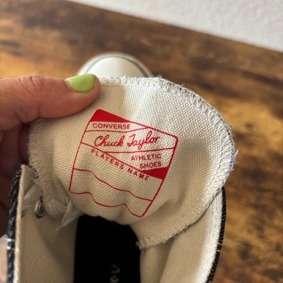 Converse Women’s 9 / Men’s 7 Unisex Black Canvas Chuck 70 High Top Sneakers Shoe - Picture 8 of 9